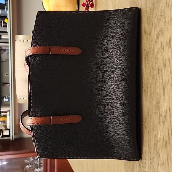 Coach Purse Black, Red and Snake Skin - Picture 3 of 6